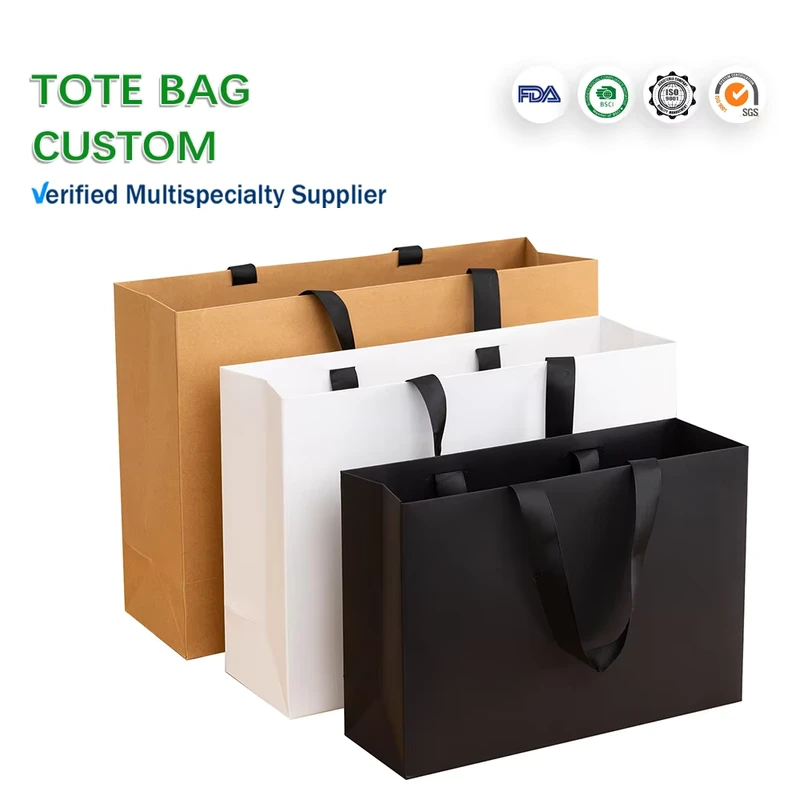 Custom-Luxury-Gift-Jewelry-Packaging-Kraft-Paper-Bag-with-Double-Sided-Screen-Printing-Biodegradable-Recyclable-Ribbon-Handle