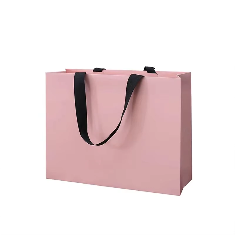 Custom-Luxury-Recycled-Materials-Paperboard-Ivory-Board-Gift-Packaging-Paper-Bag-for-Cosmetics-Clothing-Crafts-Logo-Coated-Paper