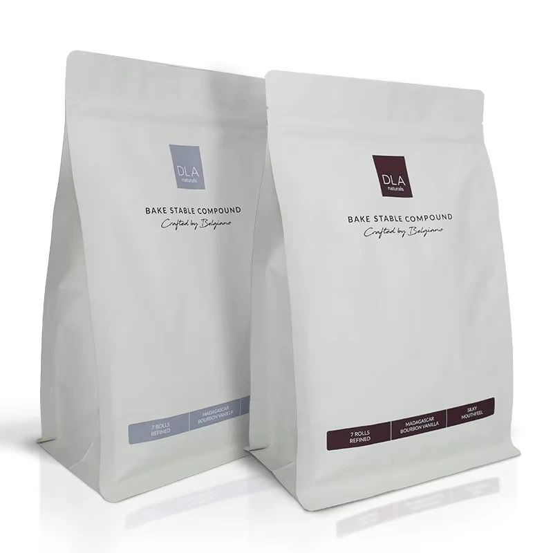 Custom-Printed-Recyclable-Moisture-Proof-Food-Grade-Chocolate-Aluminum-Foil-Plastic-Packaging-8-Eight-Side-Seal-Flat-Bottom-Bags
