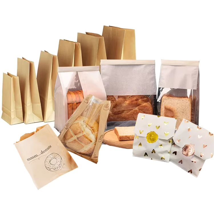 Custom-Size-Small-Tiny-Pla-Compostable-Recycled-White-Brown-Kraft-Paper-Poly-Lined-Bags-With-Window-for-Food