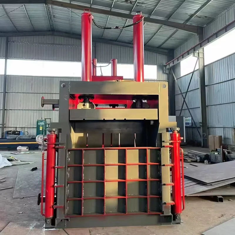 Customizable-Large-scale-All-steel-Plate-Vertical-Hydraulic-Baler-for-Compressing-Various-Materials