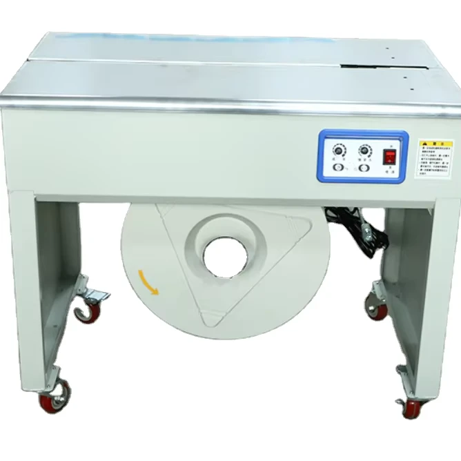 Desk-Semi-Automatic-PP-Band-Strapping-Packing-Machine-for-Steel-Channel-Use