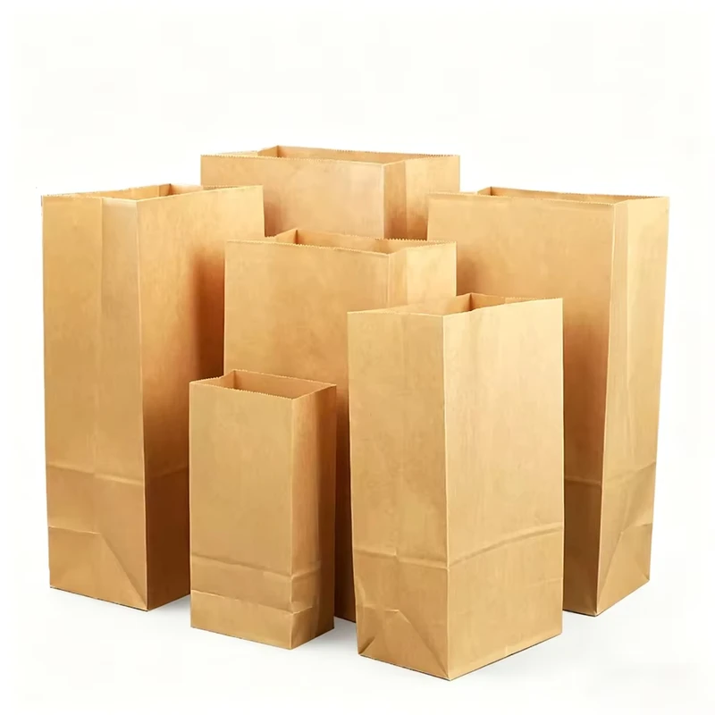Disposable-Oil-Proof-Brown-Kraft-Paper-Customizable-Takeaway-Food-Packaging-Bag-Box-Bottom-Design-for-Baking-Bread-Refrigerator