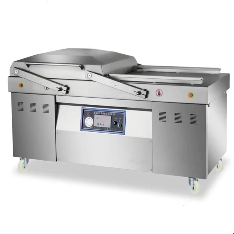 Double-Chamber-Vacuum-Packing-Machine