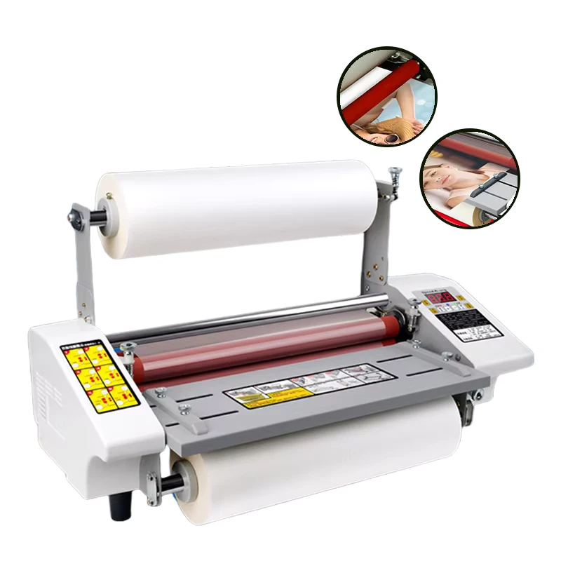 Double-Side-Laminator-New-Model-Desktop-Laminating-Machine-Thermal-Lamination-Machine