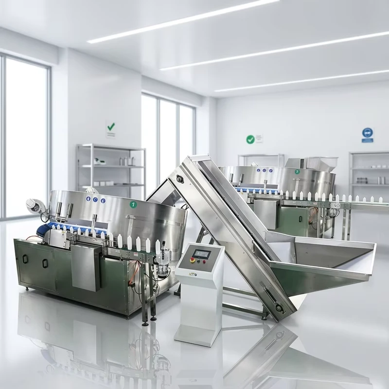 Easy-Operate-Full-Automatic-Bottle-Unscrambler-with-High-Quality-Steady-Working-304-316-Stainless-Steel-Bottle-Sorting-Equipment