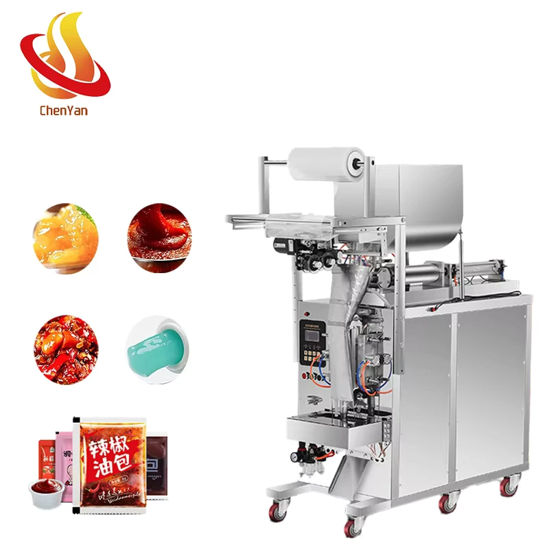 Edible-Oil-Paste-Chili-Sauce-Packaging-Machine-Quantitative-Liquid-Filling-for-Food-Plastic-Film-Bags-Core-Components-Motor