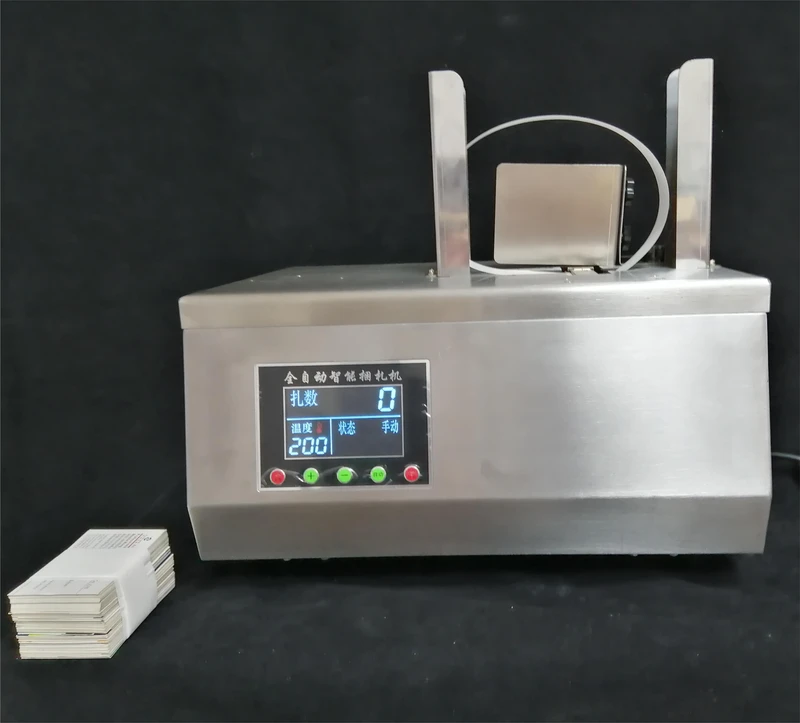 Electric-Automatic-Heat-Sealing-Paper-Wrapping-Machine-40mm-Wide-Paper-OPP-Tape-Machine-for-Food-Beverage-25pcs-min-Speed
