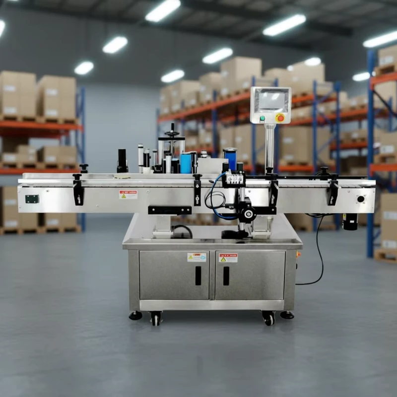Electric-Automatic-Vertical-Labeling-Machine-PLC-Servo-Driven-Paper-Sticker-for-Bottles-Cans-Glass-Packaging