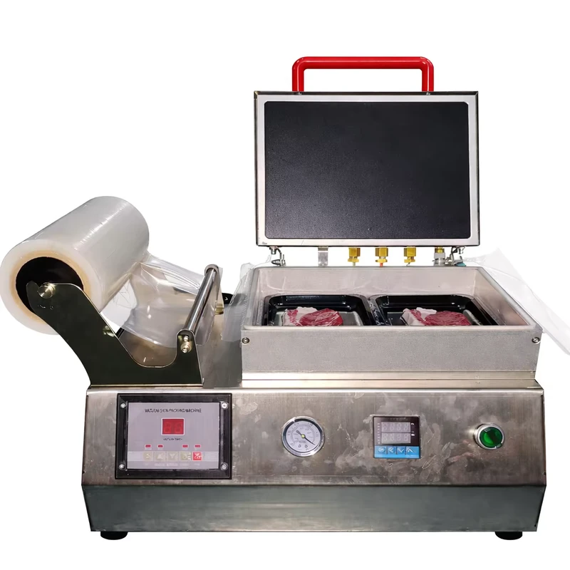 Electric-Food-Tray-Sealing-Machine-Small-Packaging-Sealer-Multi-Functional-Vacuum-Skin-Packing-Machine