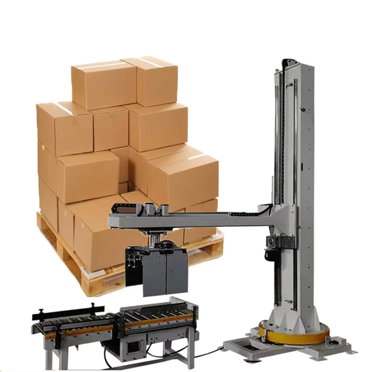 Electric-Motor-Stacking-Pallet-Packaging-Line-for-Food-Grade-Bags-and-Cartons-Automatic-Palletizer