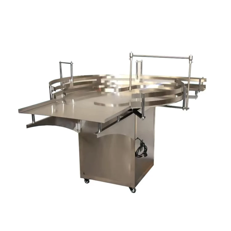 Electric-Round-PET-Bottle-Unscrambler-Bottle-Sorting-Feeding-Machine-Bottle-Turntable-Rotary-Accumulation-Table-1