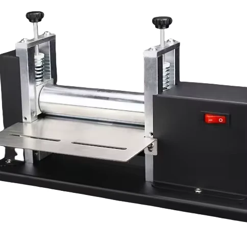 Electric-Speed-Adjustable-Leather-Shoulder-Strap-Bonding-Roller-Folding-Machine-for-Watchband-Shoes-and-Leather-Belt