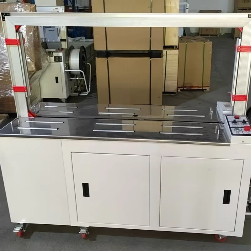 Factory-Direct-Sale-Box-Carton-Case-Belt-Strapping-Machine-Belt-Bundle-Paper-Carton-Wrapping-Machine-for-Moving-Goods