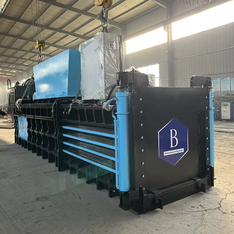 Factory-Direct-Sales-of-CE-Certified-Hydraulic-Horizontal-Baling-Machines-for-Used-Clothing-in-Various-Colors