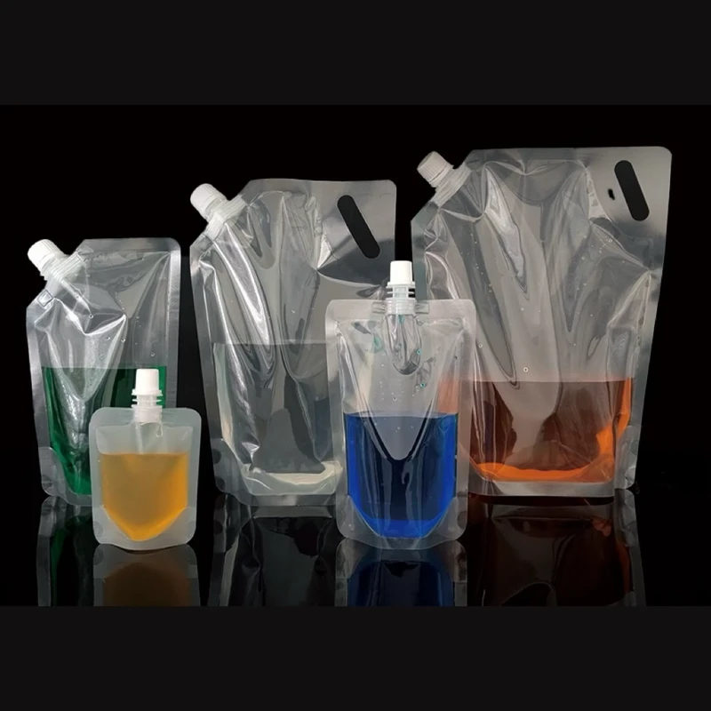 Factory-Food-Grade-Packaging-Bags-with-Spout-250ml-500ml-1L-Suitable-for-Liquid-Packaging-Bags