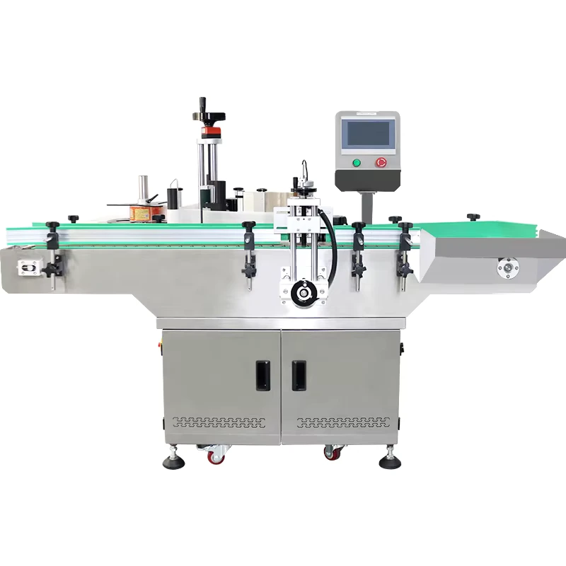 Factory-Jar-Square-Fully-Automatic-Label-Equipment-Automatic-Label-Applicator-Front-and-2-Sides-Sticker-Labeling-Machine