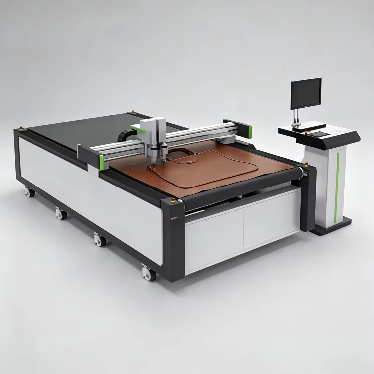 Factory-Price-CNC-Leather-Cutting-Machine-Genuine-Leather-Fur-PU-Shoes-Belts-Bags-Automotive-Apparel-Furniture-Making
