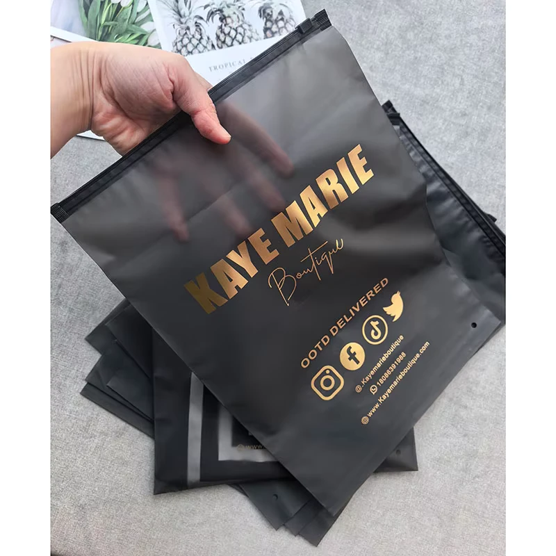 Factory-Printing-Logo-Custom-Frosted-Transparent-Ziplock-Plastic-Bags-PE-PVC-Material-Resealable-For-Clothing-T-Shirt-Packaging