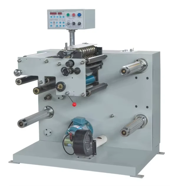 Factory-Sale-PLC-Automatic-320MM-Width-Label-Slitting-Machine-with-80M-MIN-Die-Cutting-Unit-220V