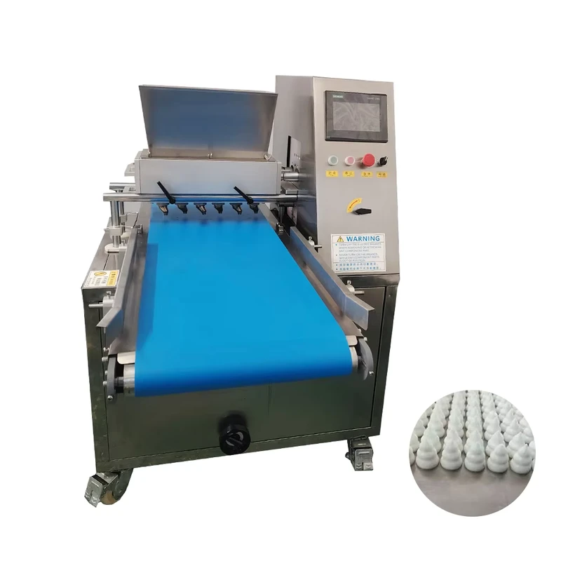 Filled-Cake-Depositing-Machine-for-Multi-Head-Filling-Machines-Automatic-Cake-Filling-and-Forming-Machine