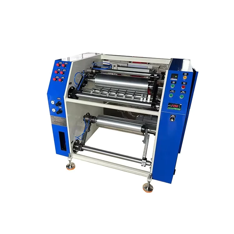 Film-Rewinder-Semi-Automatic-Stretch-Film-Slitter-Rewinder