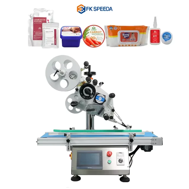Flat-Top-Surface-Label-Machine-Label-Applicator-Sticker-Flat-Pouch-Labeling-Machine