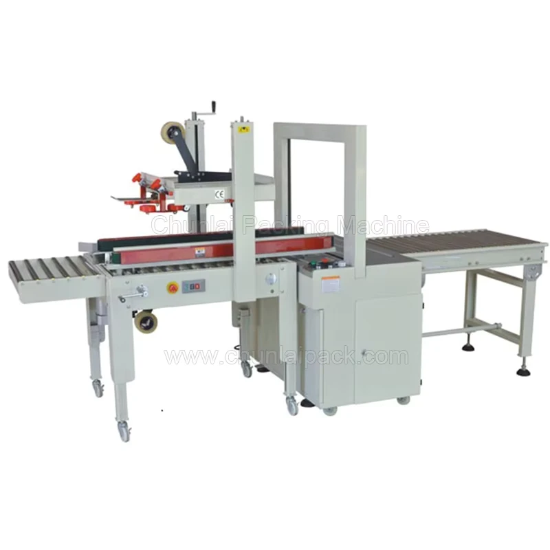 Food-Beverage-Pack-Automatic-Carton-Packing-Machine-Line