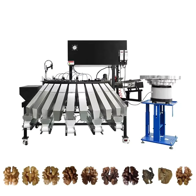 For-Walnut-Color-Shape-Sorter-2500kg-h-99.99-Accuracy-304-Stainless-Steel-Sorting-Machine-CE-Certified