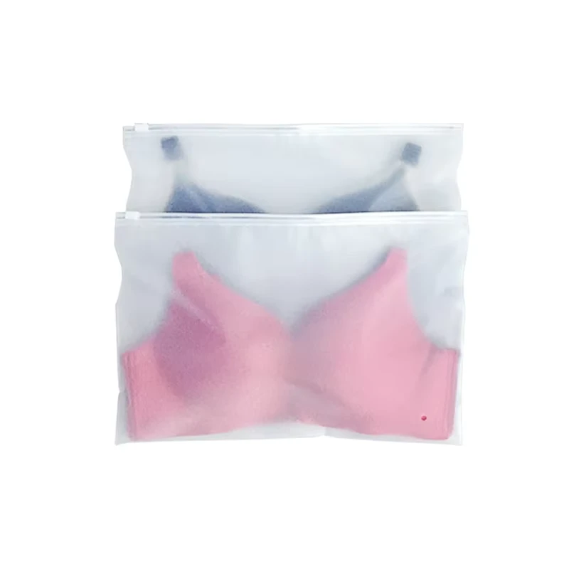 Frosted-Intimates-Packaging-Bag-with-Transparent-Zipper-Moisture-Proof-Self-Sealing-Bra-Bag-for-Socks