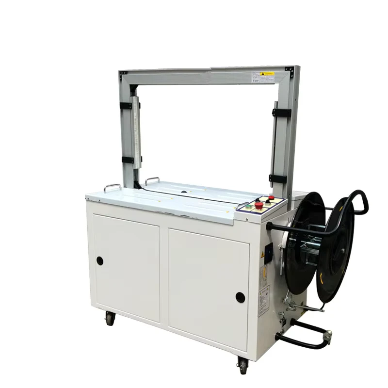 Full-Automatic-High-Table-PP-Belt-Strap-Machine-Horizontal-Carton-Strapping-Bunlding-Machine