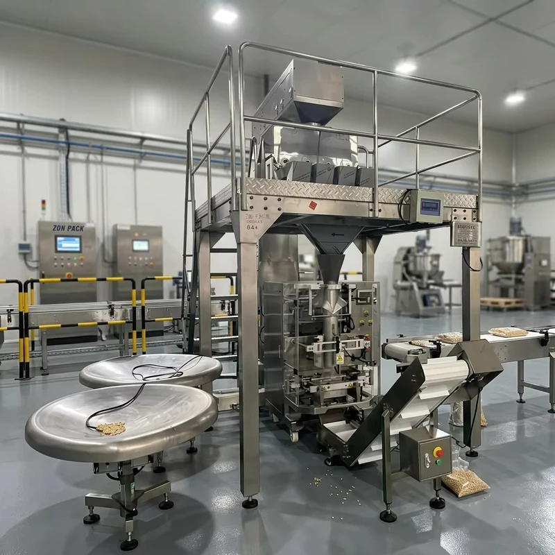 Full-Automatic-VFFS-Vertical-Packaging-Machine-With-4-Head-Linear-Weigher-for-Beans-Rice-Grain-Seeds-Packing