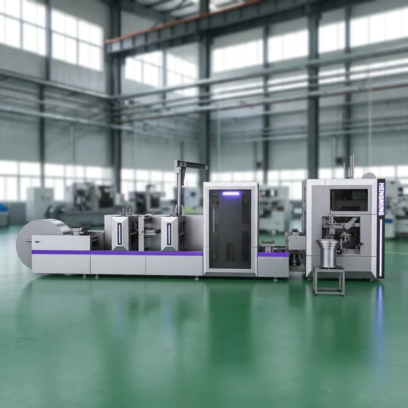 Fully-Automatic-4-shaft-No-glue-Rotary-Die-cutting-Slitting-and-Rewinding-Machine-with-380V-120m-min-Capacity-Motor-Bearing