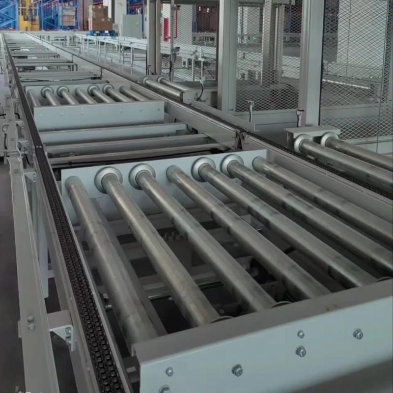 Fully-Automatic-Carton-Packaging-Line-with-Roller-Conveyor-System-Roller-Conveyor-LineConveyor-Line