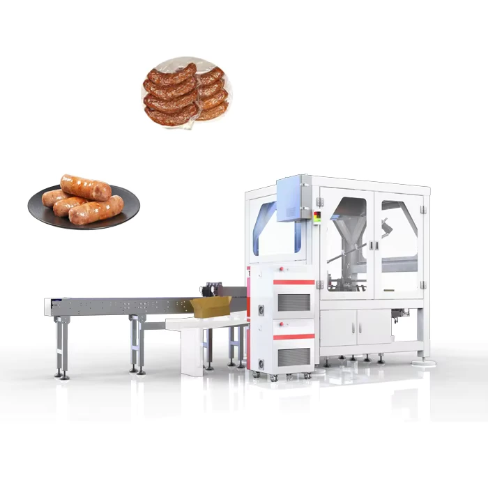 Fully-Automatic-Collaborative-Robot-High-Speed-Delta-Robotic-Arm-with-Plastic-Packaging-for-Corn-Sausage-380V-150-350-Capacity