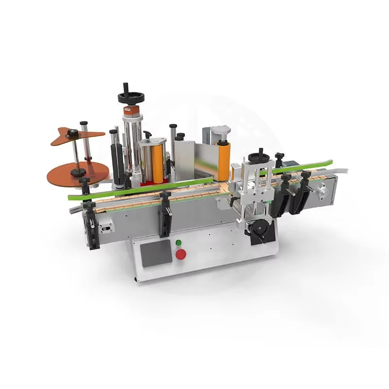 Fully-Automatic-Desktop-Round-Bottle-Labeling-Machine-Compact-Design-Replaceable-Semi-Automatic-Labeler
