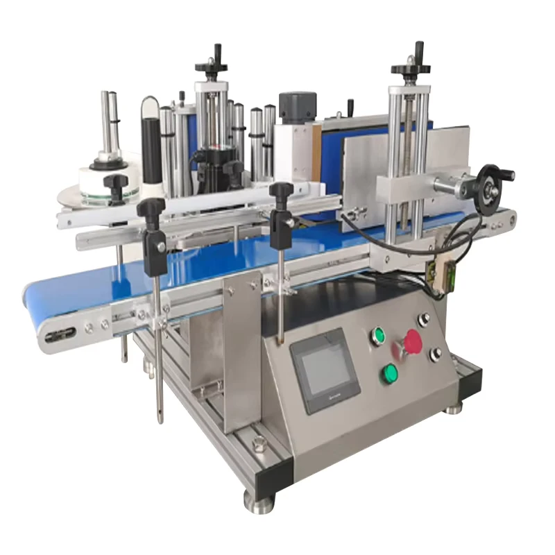 Fully-Automatic-Double-Sided-Labeling-Machine-Round-Bottle-Labeling-Machine