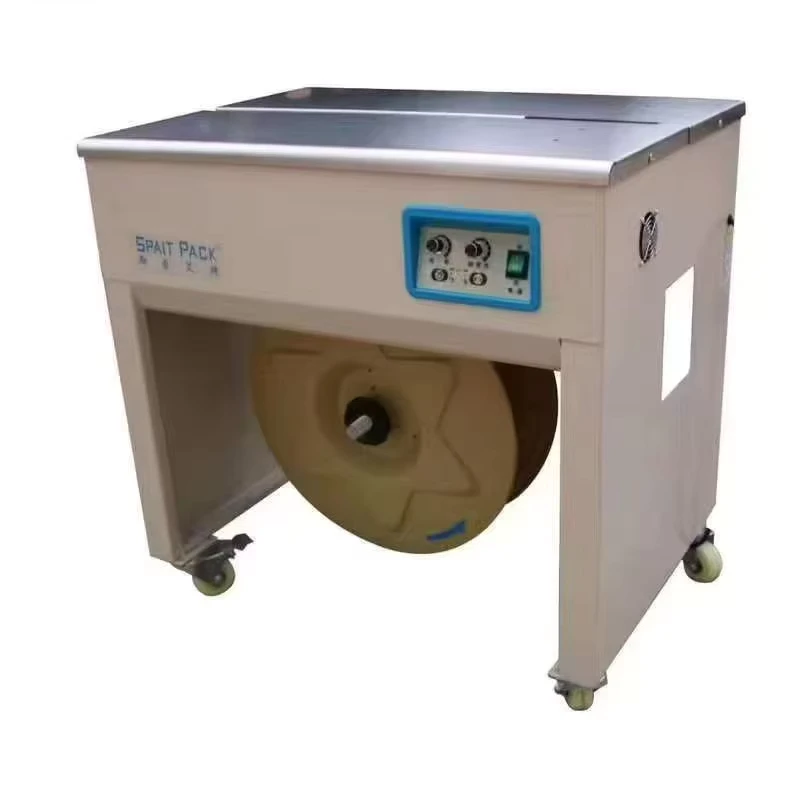 Fully-Automatic-Electric-High-Platform-Strapack-Strapping-Machine-for-Cartons-380V
