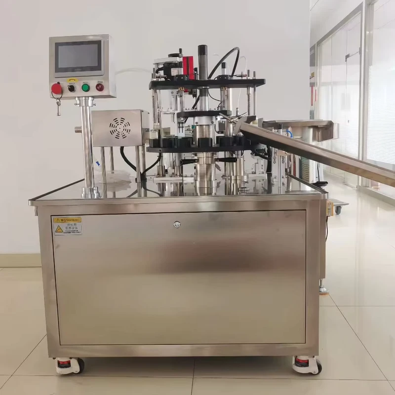 Fully-Automatic-Filling-and-Capping-Machine