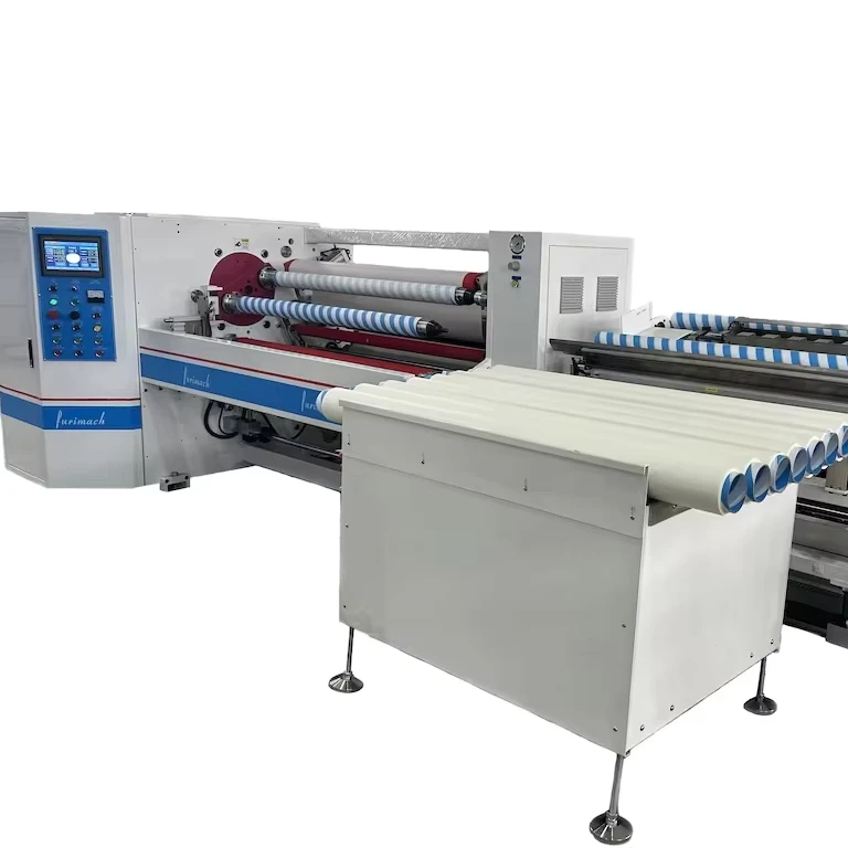 Fully-Automatic-Masking-Tape-Rewinding-Machine