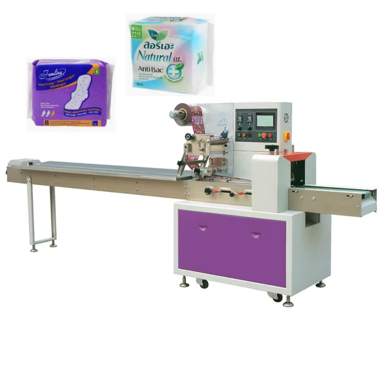 Fully-Automatic-Multi-Function-Sanitary-Pads-Baby-Diaper-Napkin-Small-Pouch-Pillow-Packing-Machine
