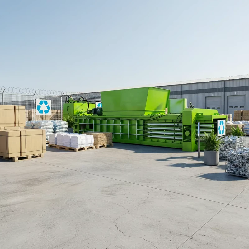 Fully-Automatic-Multi-purpose-Horizontal-Baling-Machine-Horizontal-Baler-PLC-Control-with-CE