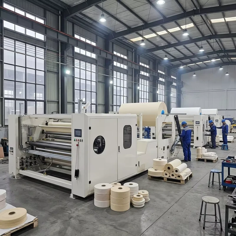 Fully-Automatic-Non-Woven-Rewinding-Machine