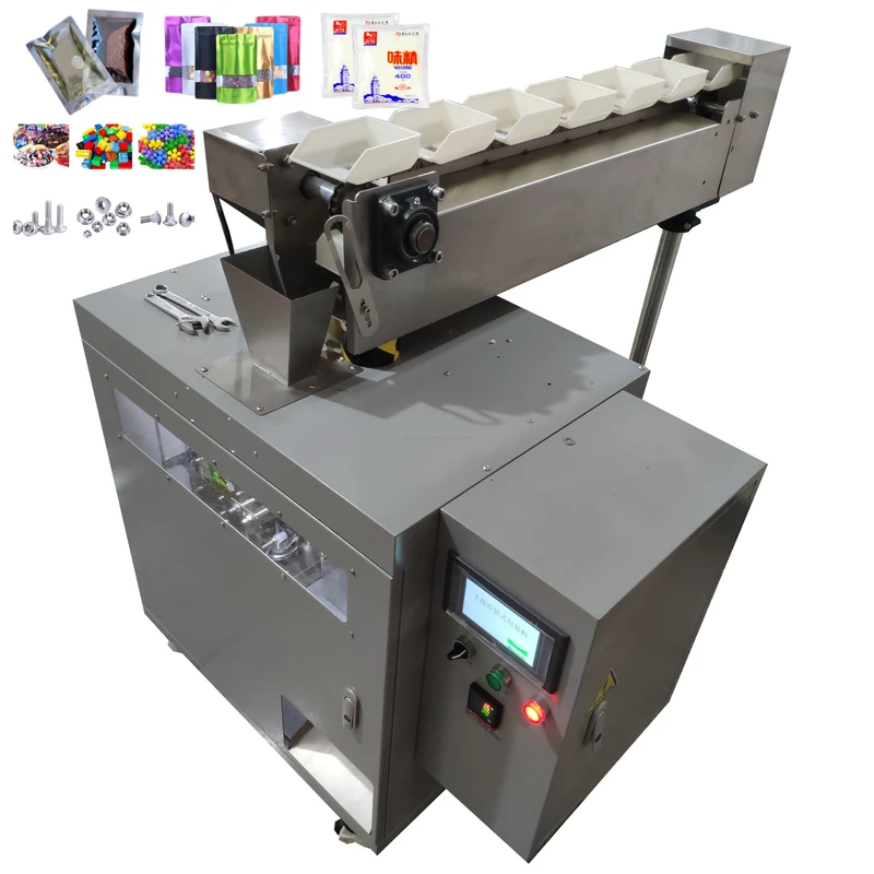 Fully-Automatic-Premade-Pouch-Packaging-Machine-Flip-bucket-Type-Packaging-for-Electronic-Components-Crews-Hardware-Small-Parts