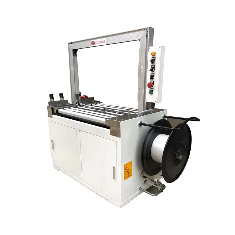 Fully-Automatic-Strapping-Machine-with-Conveyor-Line-Unmanned-Baling-Press-Strapping-Systems