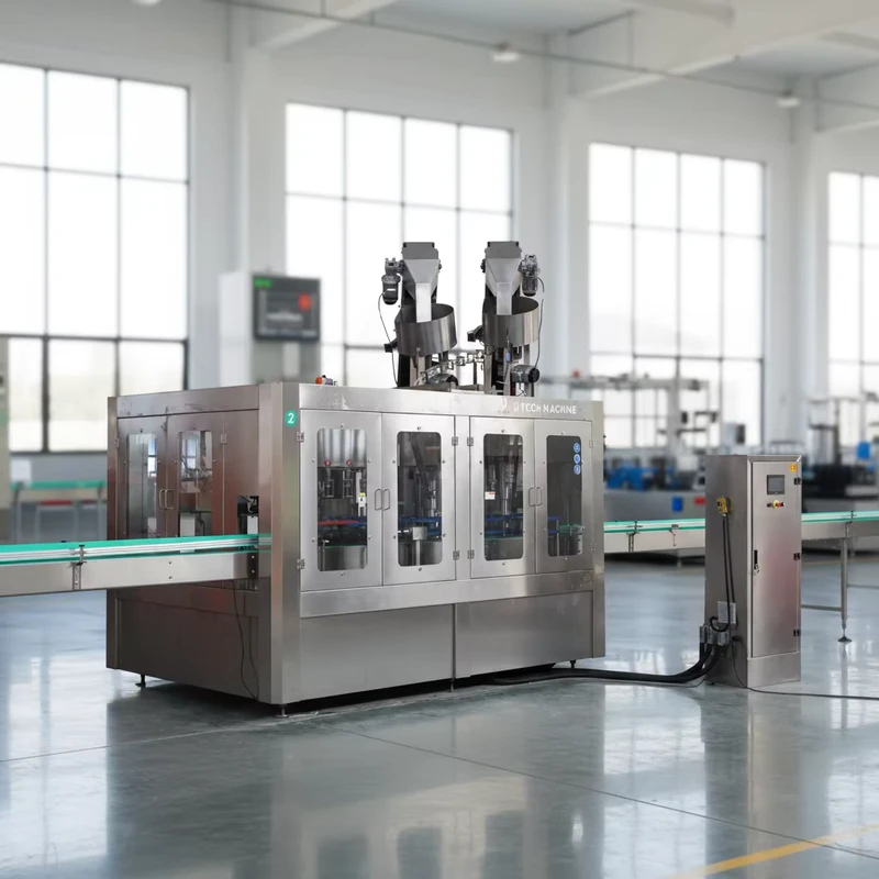 Fully-Automatic-Triblock-Glass-Bottle-Wine-Filling-Capping-Machine-Liquor-Spirits-Bottling-Production-Line