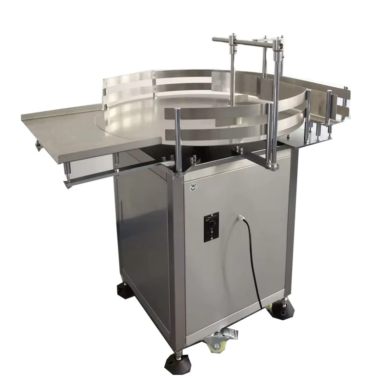 Fully-Automatic-Turntable-Sorter-Convenient-Conveying-Bottle-Accumulation-Unscrambler-Rotary-PET-Plastic-Bottle-Sorting-Machine