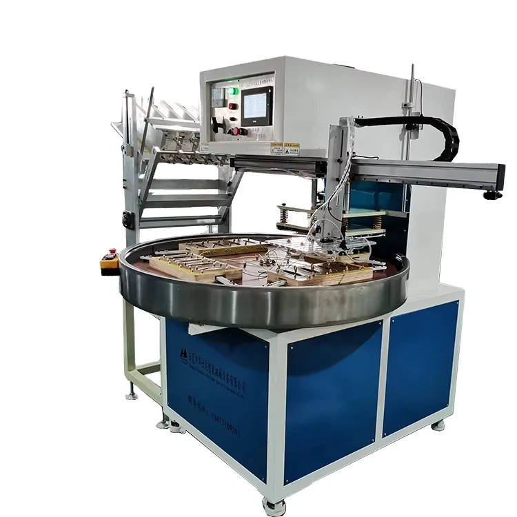 Fully-automatic-High-Efficiency-Blister-Pack-Sealing-Machine-Heat-Press-Rotary-Turntable-Machine-With-Arm-Board-Operation