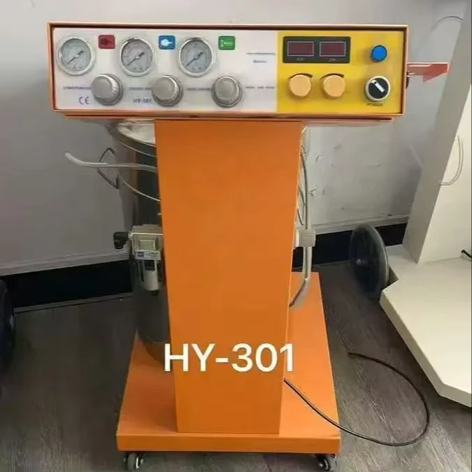 HY-301-Service-Equipment-Electrostatic-Powder-Coating-Machine-450g-Minute-Spraying-Gun-High-Efficiency-Powder-Coating-System