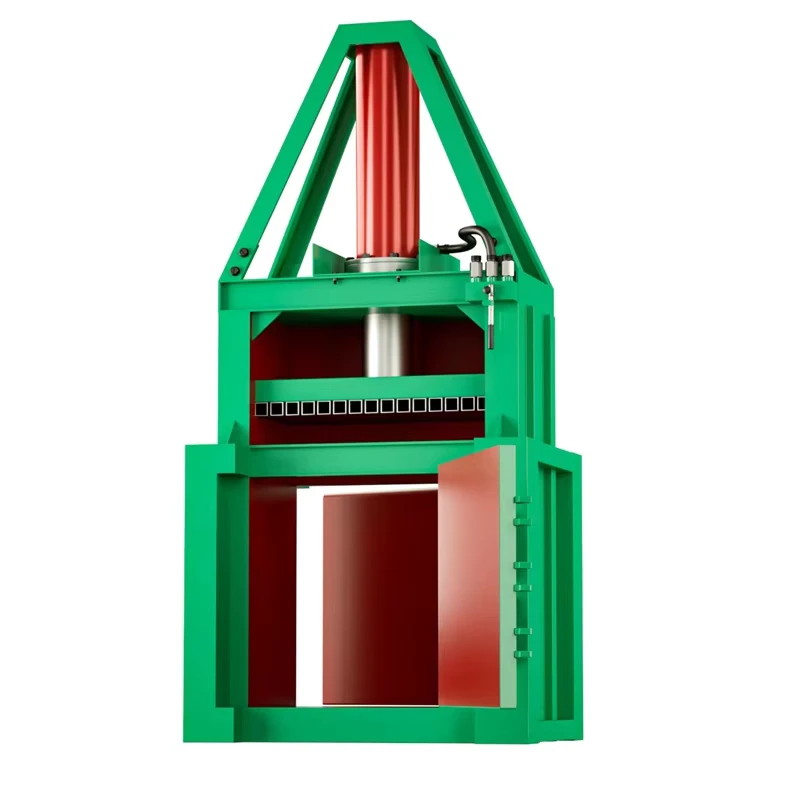 HaoRui-Hydraulic-Baling-Press-Machine-Vertical-Plastic-Baler-Machine-for-Recycling-PET-Bottle-Baling-Press-Machine-1